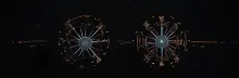 Artist's Abstract Representation of Two Neural Nets